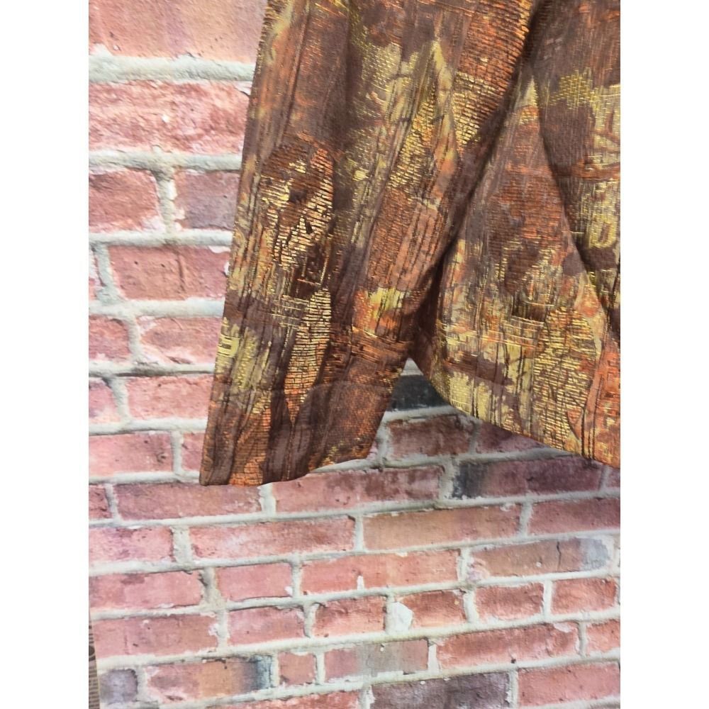 Women's COLDWATER CREEK Abstract Print Lined Jacket Size 16 - Picture 5 of 8